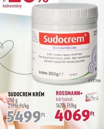Rossmann SUDOCREM KRÉM 250 g ajánlat