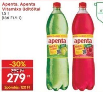 Interspar Apenta, Apenta Vitamixx üdítőital 1,5 l ajánlat