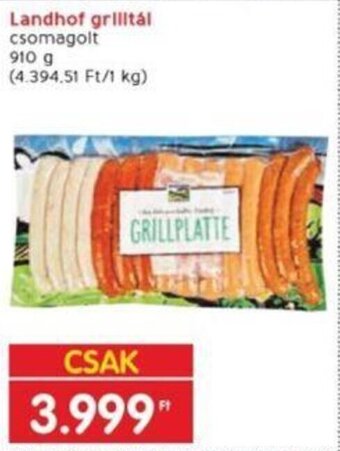 Interspar Landhof grilltál 910 g ajánlat