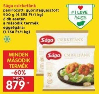 Interspar Sága csirkefánk 500 g ajánlat