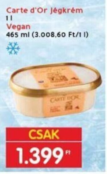 Interspar Carte d'Or Jégkrém stb. 1 l / 465 ml ajánlat