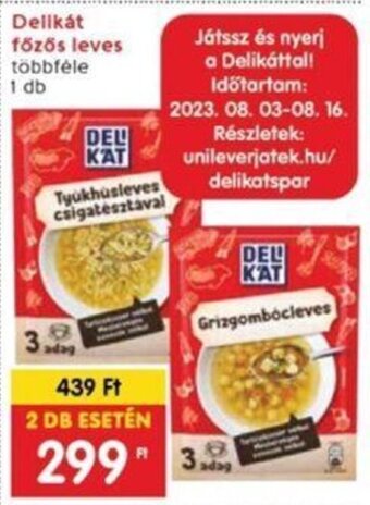 Interspar Delikát főzős leves 1 db ajánlat