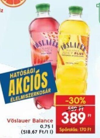 Vöslauer ásványvíz 0,75 l