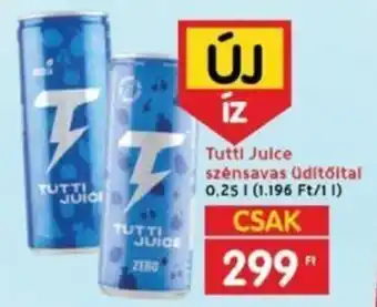 Interspar Tuttl Juice szénsavas üdítőital 0,25 l ajánlat