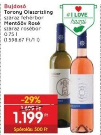 Bujdosó 0,75 l