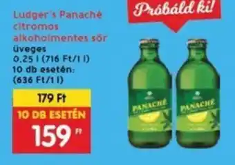 Interspar Ludger's Panaché citromos alkoholmentes sör 0,25 l ajánlat
