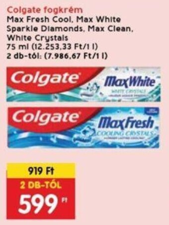 Interspar Colgate fogkrém 75 ml ajánlat