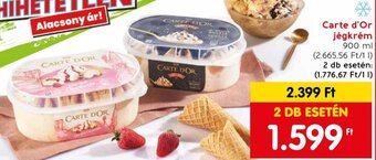 Spar Carte d'Or jégkrém 900 ml ajánlat