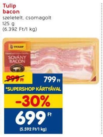 Spar Tulip bacon 125 g ajánlat