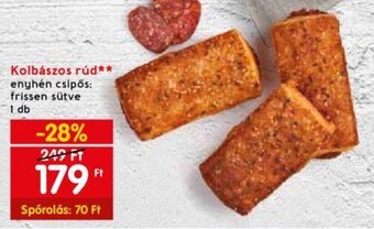 Spar Kolbászos rúd 1 db ajánlat