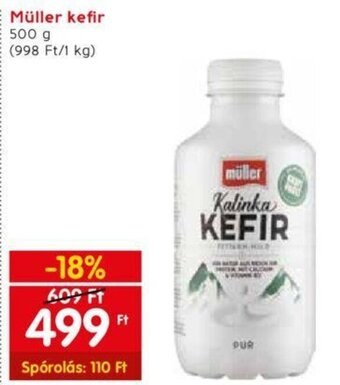 Spar Müller kefir 500 g ajánlat