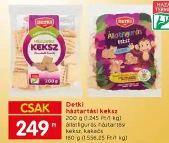 Spar Detki háztartási keksz 200 / 160 g ajánlat