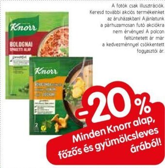 Spar Minden Knorr alap, főzős és gyümölcsleves árából! ajánlat