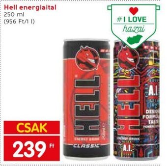 Spar Hell energiaital 250 ml ajánlat