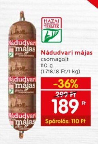 Spar Nádudvari májas 110 g ajánlat