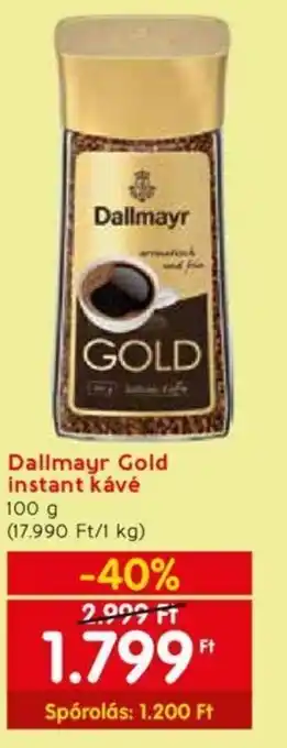Spar Dallmayr Gold instant kávé 100 g ajánlat