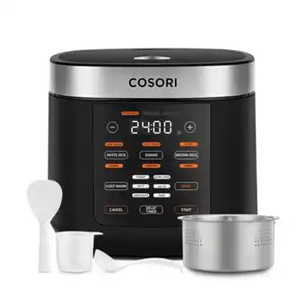 Cosori slow cooker többfunkciós rizsfőző (fekete)
