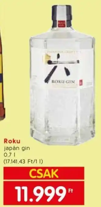 Spar Roku 0,7 l ajánlat
