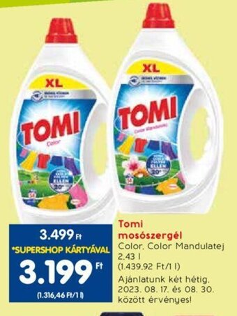Spar Tomi mosószergél 2,43 l ajánlat