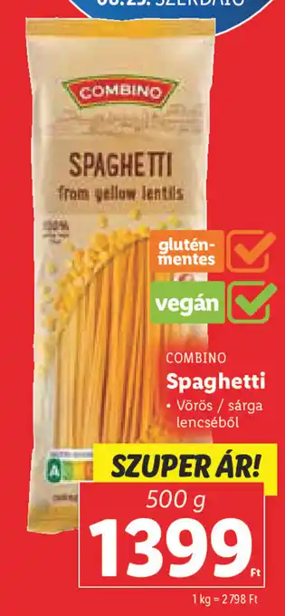 Lidl COMBINO Spaghetti 500 g ajánlat