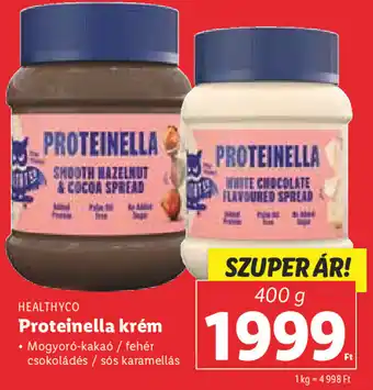 Lidl HEALTHYCO Proteinella krém 400 g ajánlat