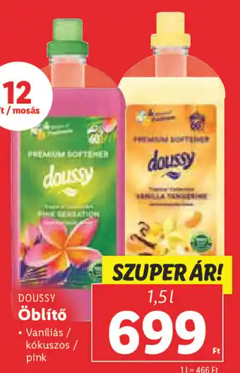 Lidl DOUSSY Öblítő 1,5 l ajánlat