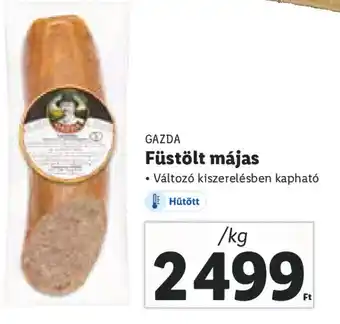 Lidl GAZDA Füstölt májas 1 kg ajánlat