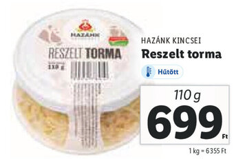 Lidl HAZÁNK KINCSEI Reszelt torma 110 g ajánlat