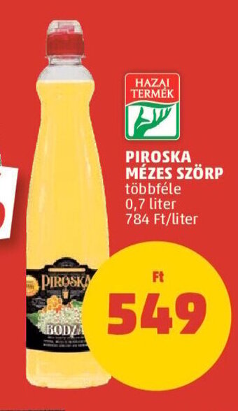 PENNY PIROSKA MÉZES SZÖRP 0,7 l ajánlat