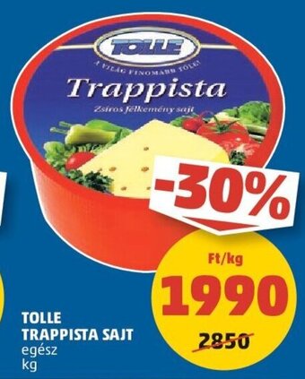 PENNY TOLLE TRAPPISTA SAJT 1 kg ajánlat