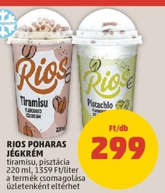 PENNY RIOS POHARAS JÉGKRÉM 220 ml ajánlat