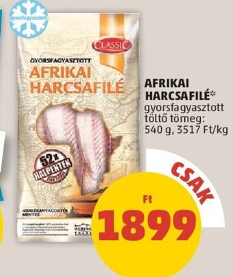 PENNY AFRIKAI HARCSAFILÉ 540 g ajánlat