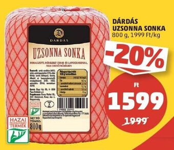 PENNY DÁRDÁS UZSONNA SONKA 800 g ajánlat