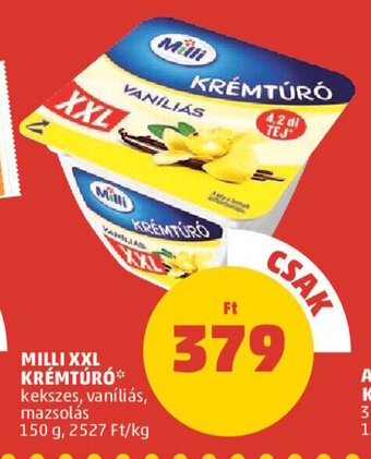 PENNY MILLI XXL KRÉMTÚRÓ 150 g ajánlat