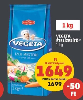 PENNY VEGETA ÉTELÍZESÍTŐ 1 kg ajánlat