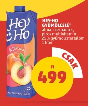 PENNY HEY-HO GYÜMÖLCSLÉ 1 l ajánlat