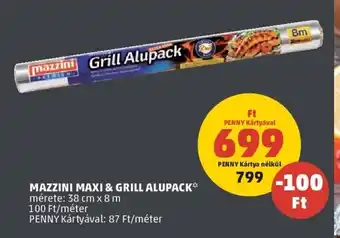 PENNY MAZZINI MAXI & GRILL ALUPACK 1 db ajánlat