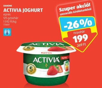 ALDI DANONE ACTIVIA JOGHURT 125 g ajánlat