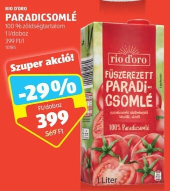 ALDI RIO D'ORO PARADICSOMLÉ 1 l ajánlat