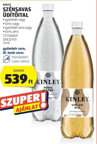 ALDI KINLEY SZÉNSAVAS ÜDÍTŐITAL 1,5 l ajánlat