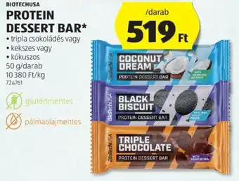 ALDI BIOTECHUSA PROTEIN DESSERT BAR 50 g ajánlat