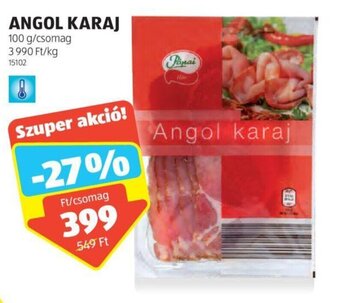 ALDI ANGOL KARAJ 100 g ajánlat