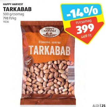 ALDI HAPPY HARVEST TARKABAB 500 g ajánlat