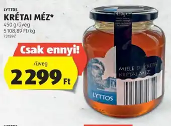 LYTTOS KRÉTAI MÉZ 450 g