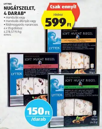 ALDI LYTTOS NUGÁTSZELET 4 x 35 g ajánlat