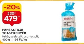 Auchan PANTASTICO! TOAST KENYÉR 400 g ajánlat