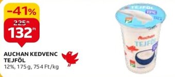 Auchan AUCHAN KEDVENC TEJFÖL 175 g ajánlat