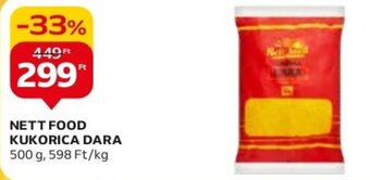 Auchan NETT FOOD KUKORICA DARA 500 g ajánlat