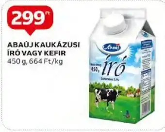 Auchan ABAÚJKAUKÁZUSI ÍRÓ VAGY KEFIR 450 g ajánlat