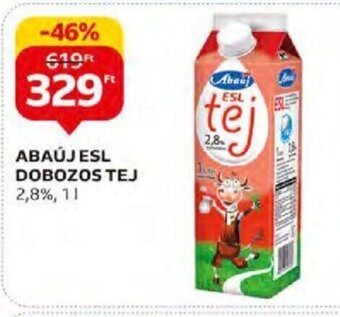 Auchan ABAÚJ ESL DOBOZOS TEJ 1 l ajánlat